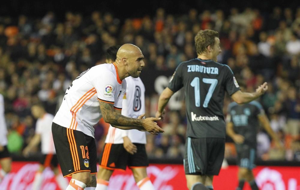 Valencia - Real Sociedad, en imágenes