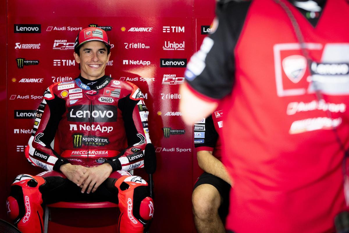 Marc Márquez (Ducati) sabe que renovar este año el título le costará mucho más.
