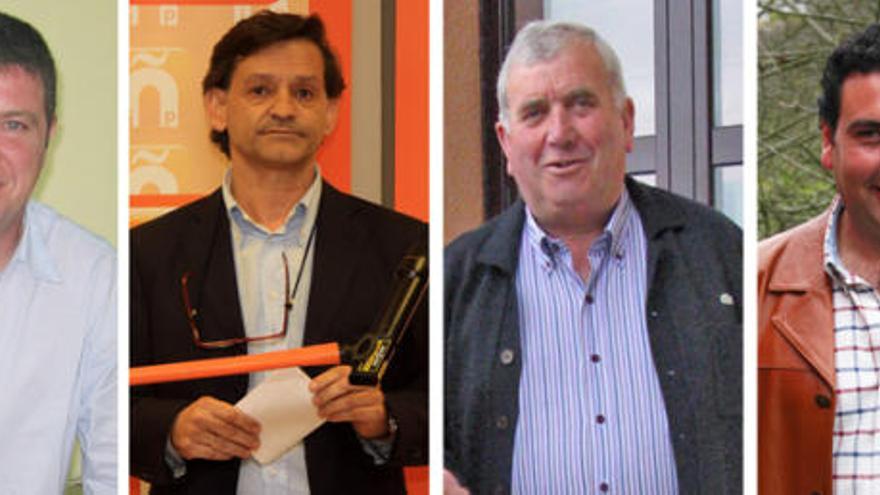 Emilio Ballesteros, José Ángel Blanco, Javier Parajón y Alejandro Patallo.