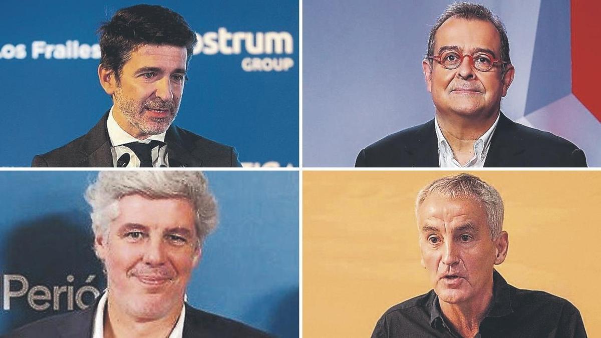 Sergi Guillot, Albert Sáez, Álvaro Alcolea y Matías Vallés