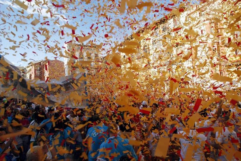 Fotogalería del chupinazo de San Roque en Calatayud