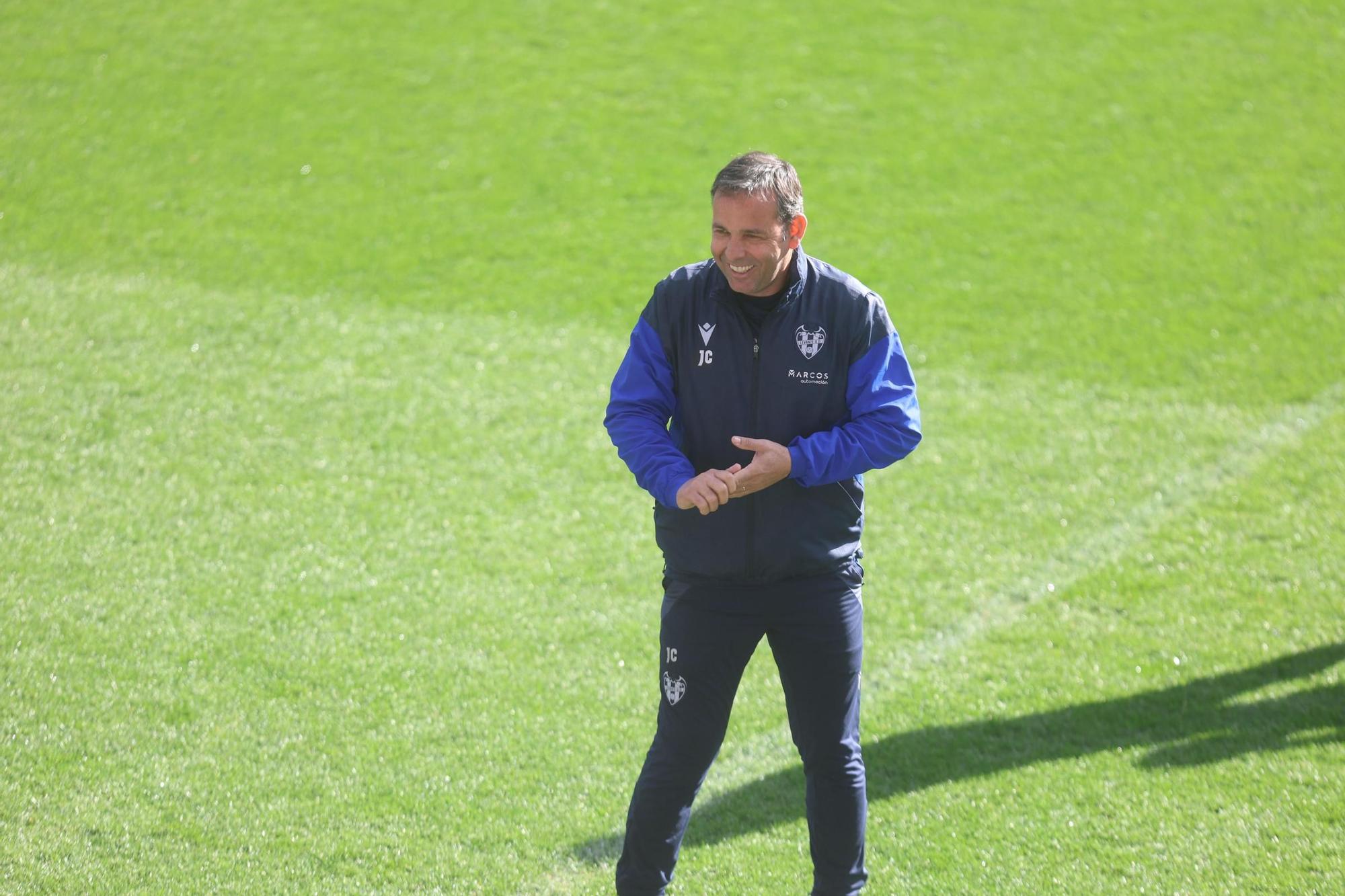 Sesión de entrenamiento del Levante UD previo al partido frente al CD Lugo