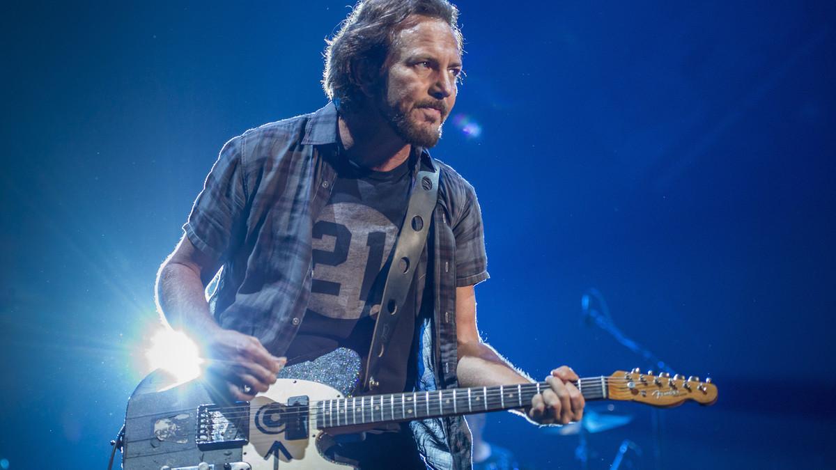 Eddie Vedder, en el concierto del martes de Pearl Jam en Barcelona