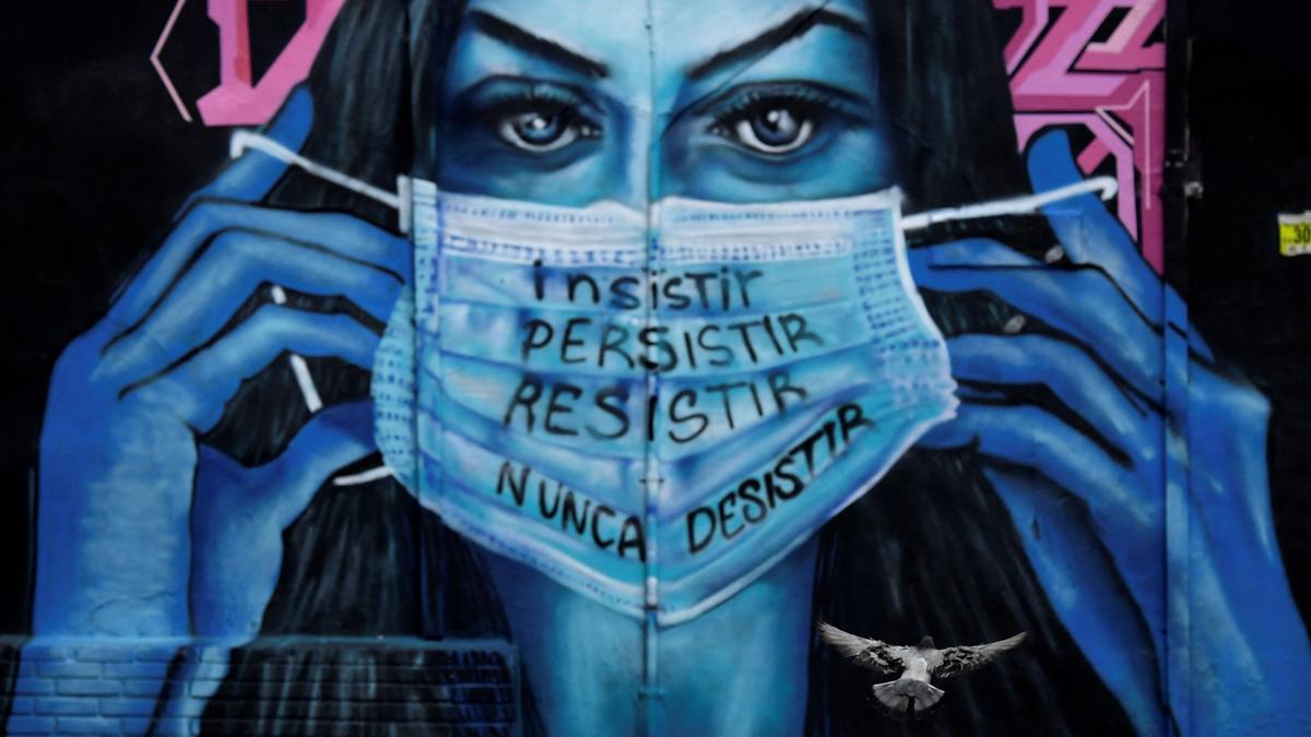 Grafiti feminista en Bogotá