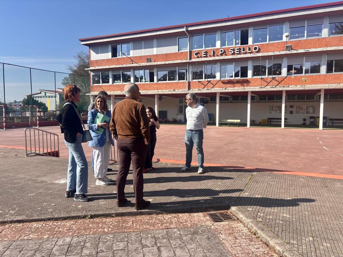 Luisa Sánchez, durante una visita a las instalaciones.
