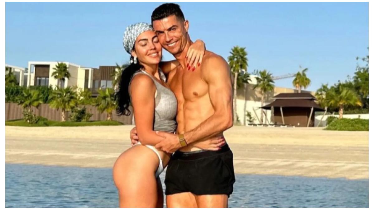 Cristiano Ronaldo y Georgina Rodríguez durante sus vacaciones en el Mar Rojo