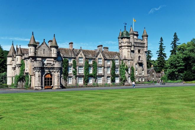 El castillo de Balmoral, Reino Unido, Paisajes reales