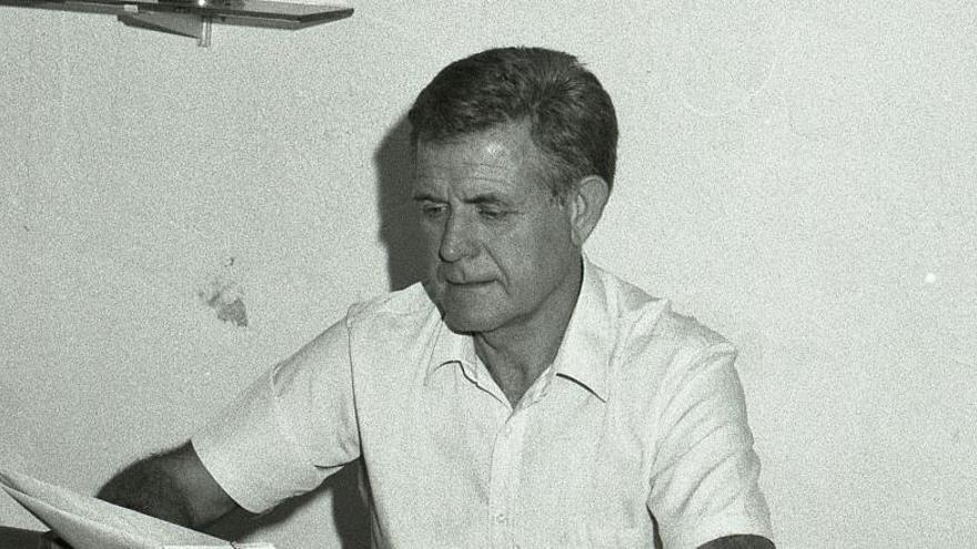 Àngel Solanes, quan era president del Manresa l&#039;any 1988