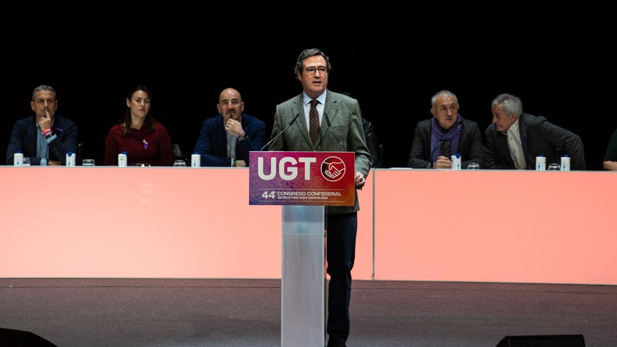 Garamendi, en el congreso de la UGT