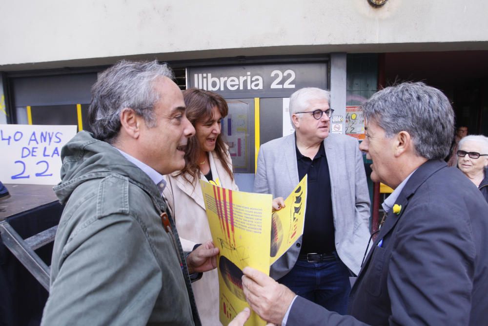 Actes del 40è aniversari de la Llibreria 22