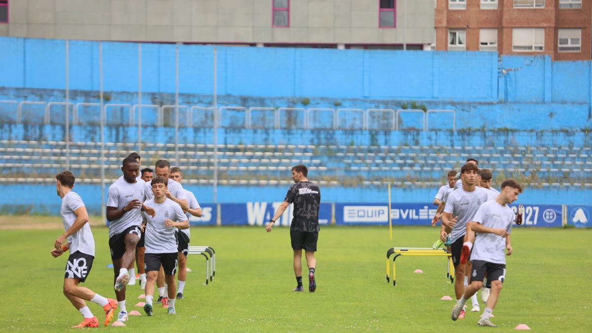 Un entrenamiento de la pretemporada pasada.