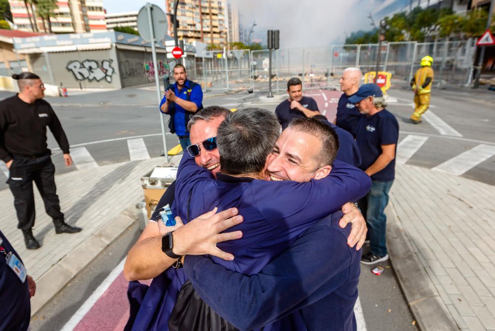 Benidorm vuelve a temblar con la segunda mascletà festera