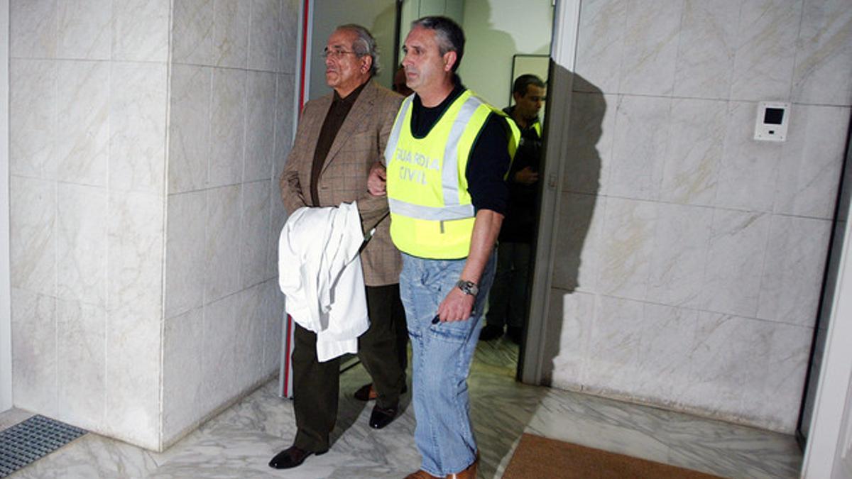 Carlos Morín, durante el registro de la clínica Ginemedex en el 2007.