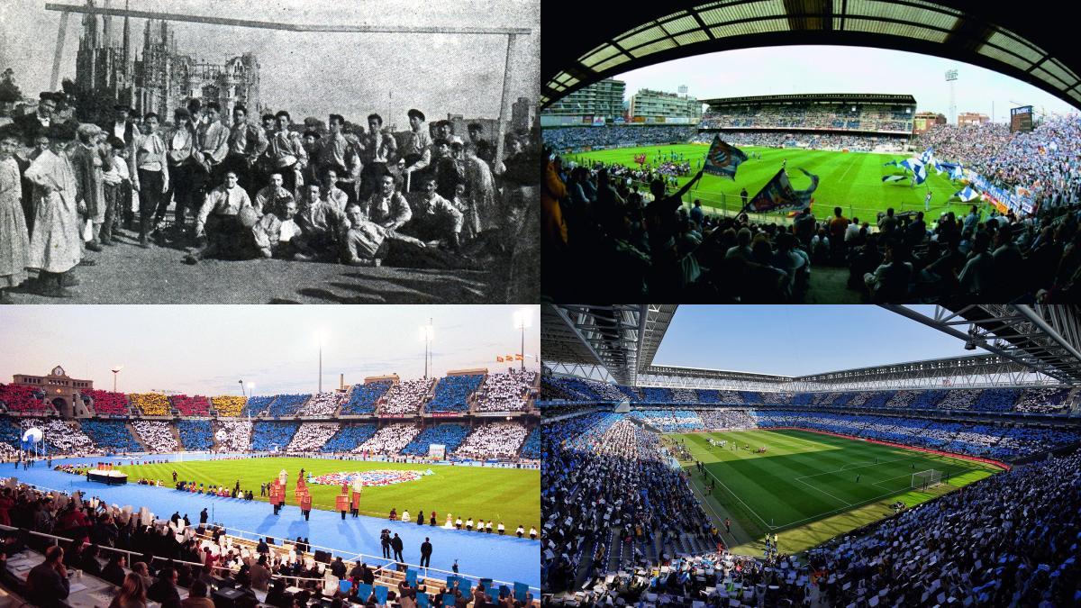 Los estadios que han visto crecer al Espanyol en sus 125 años de historia
