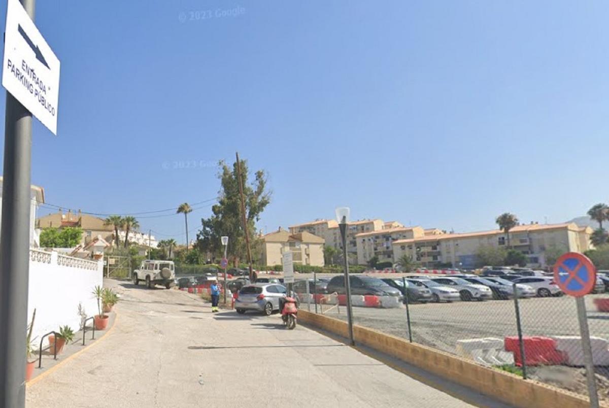 El parking de la avenida Virgen de la Candelaria ofrece 300 plazas a un euro el día.