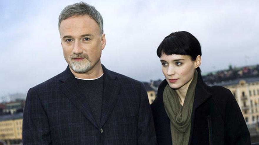 David Fincher en una imagen de archivo con Rooney Mara.