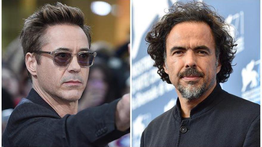 Robert Downey Jr. y González Iñárritu.