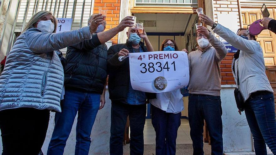 Lluvia de millones en Faura, Meliana y Almàssera gracias al cuarto premio del 38341