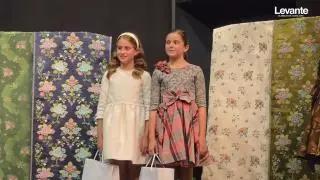 Presentación de las telas de la corte infantil de las Fallas 2026