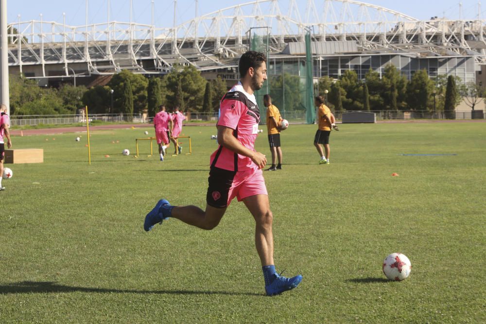 Primer entrenamiento de Lluís Planagumà