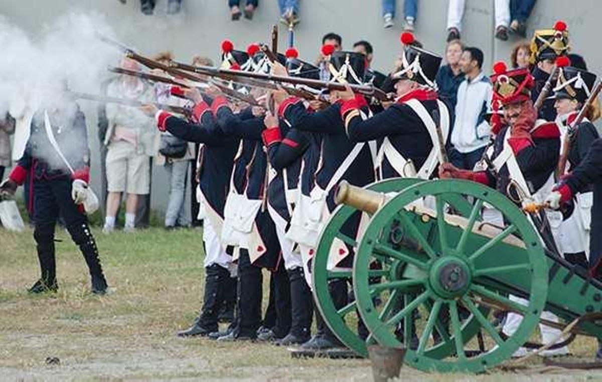 Una de las recreaciones históricas de la asociación Teodoro Reding.
