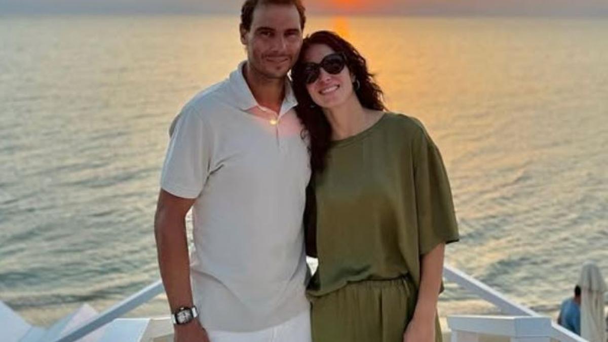 Rafa Nadal y Mery Perelló.