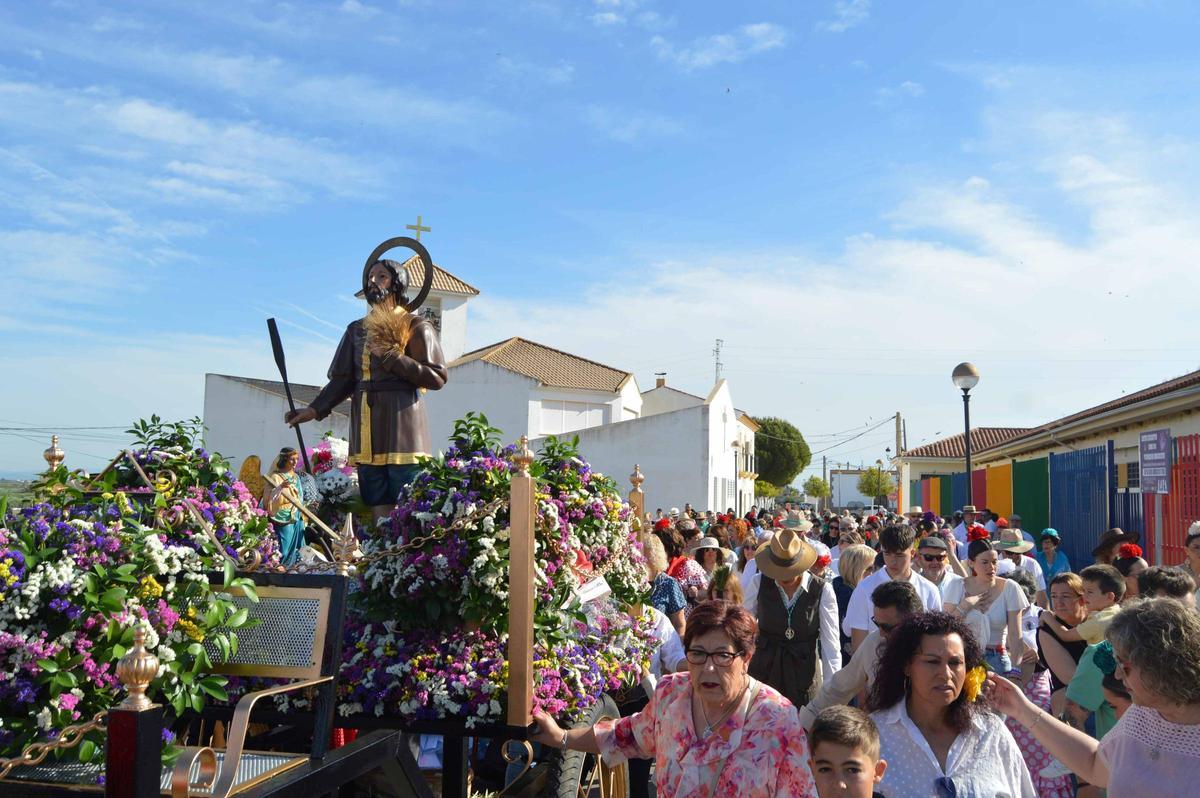 Salida de la Hermandad de El Villar el sábado en Fuente Palmera.