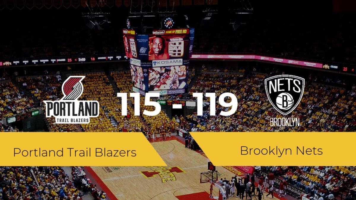 Brooklyn Nets se hace con la victoria en el Moda Center contra Portland Trail Blazers por 115-119