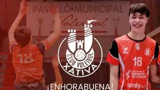 El chellino Even Gómez (CV Xàtiva), convocado por la selección sub17 de voleibol