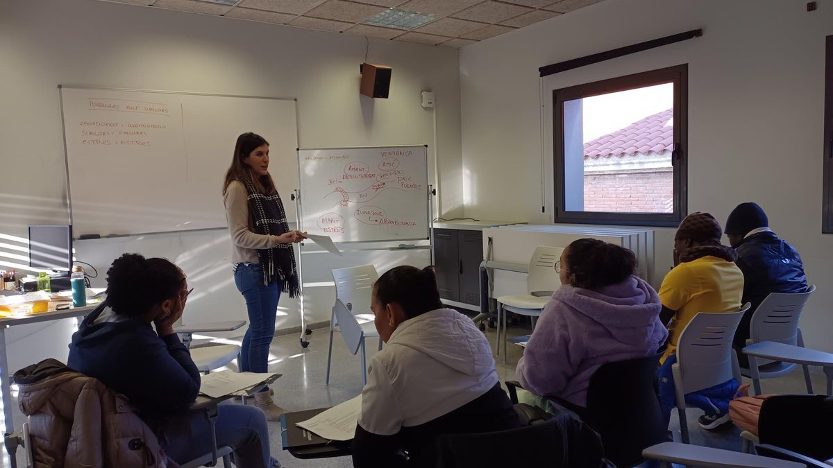 Una aula del programa DinamiCAT.