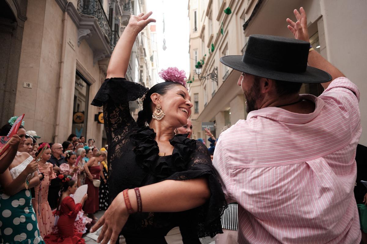El segundo día de la Feria del Centro de Málaga, en imágenes
