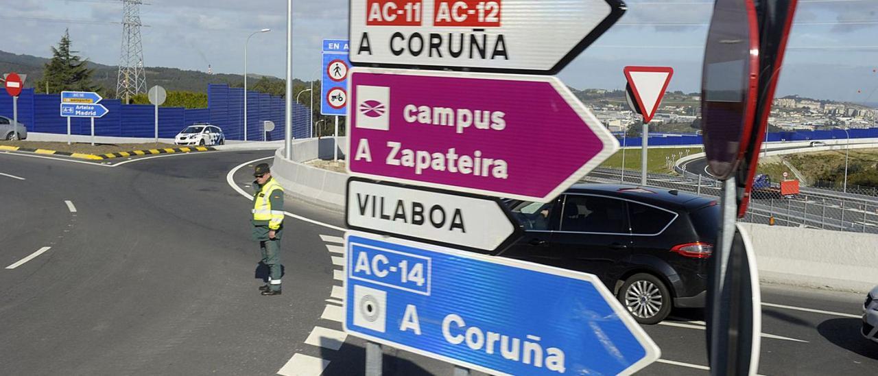 Glorieta en la tercera ronda, de donde partirá el vial 18.