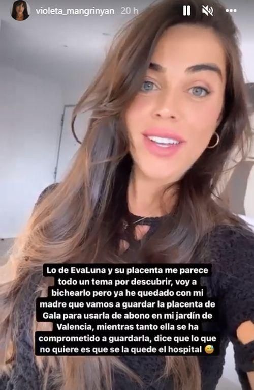 'Storie' subida por Mangriñán a su cuenta de Instagram.