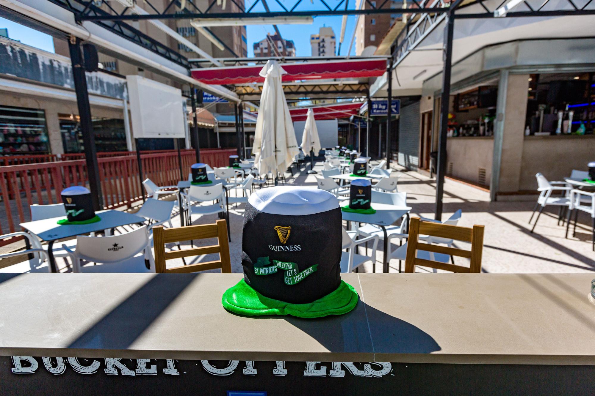 Celebración de St Patrick's Day en Benidorm