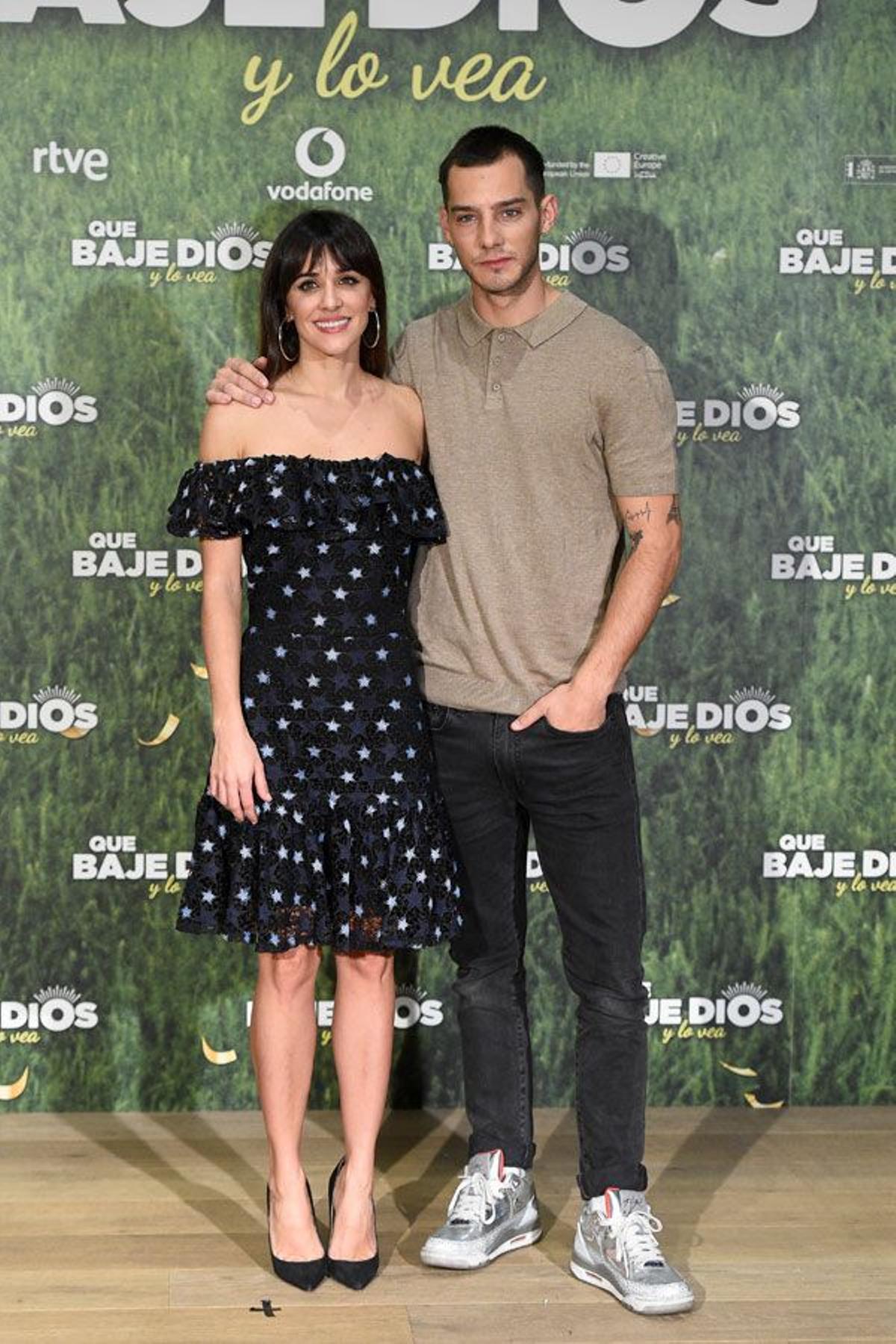 Macarena García y Joel Bosqued en la presentación de 'Que baje Dios y lo vea'