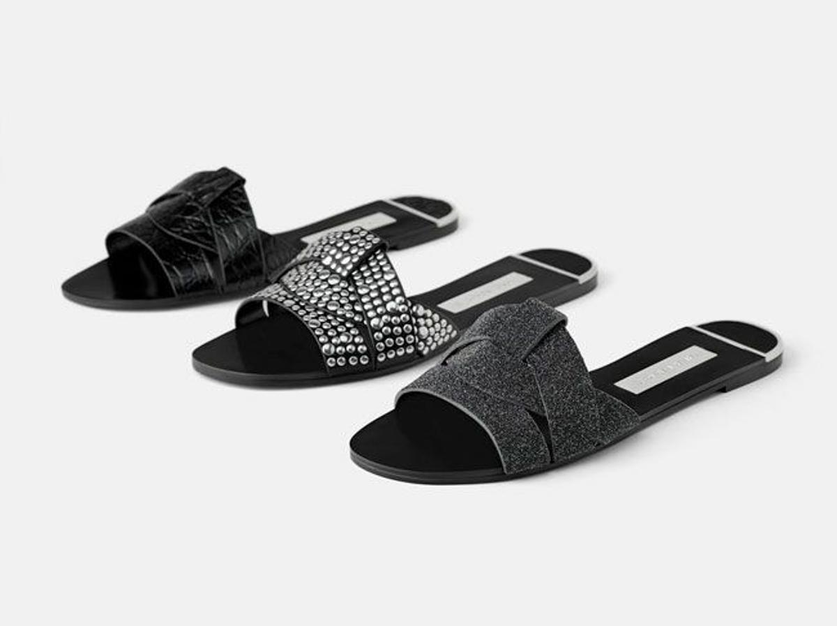 Sandalias palas de Zara