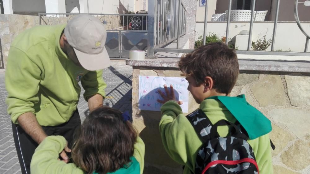 Actividad contra la contaminación en Palma de los Scouts Es Fortí