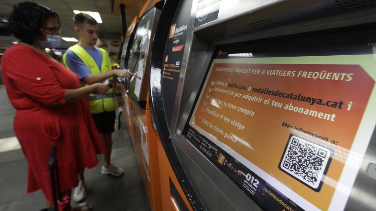 Primer día de bono gratuito en los trenes de Rodalies y media distancia