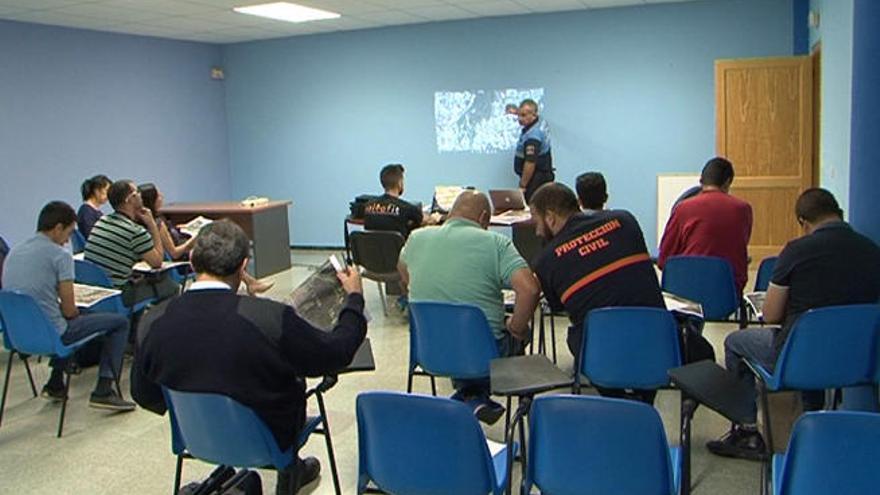 Reunión de seguridad de cara a la prueba del sábado.