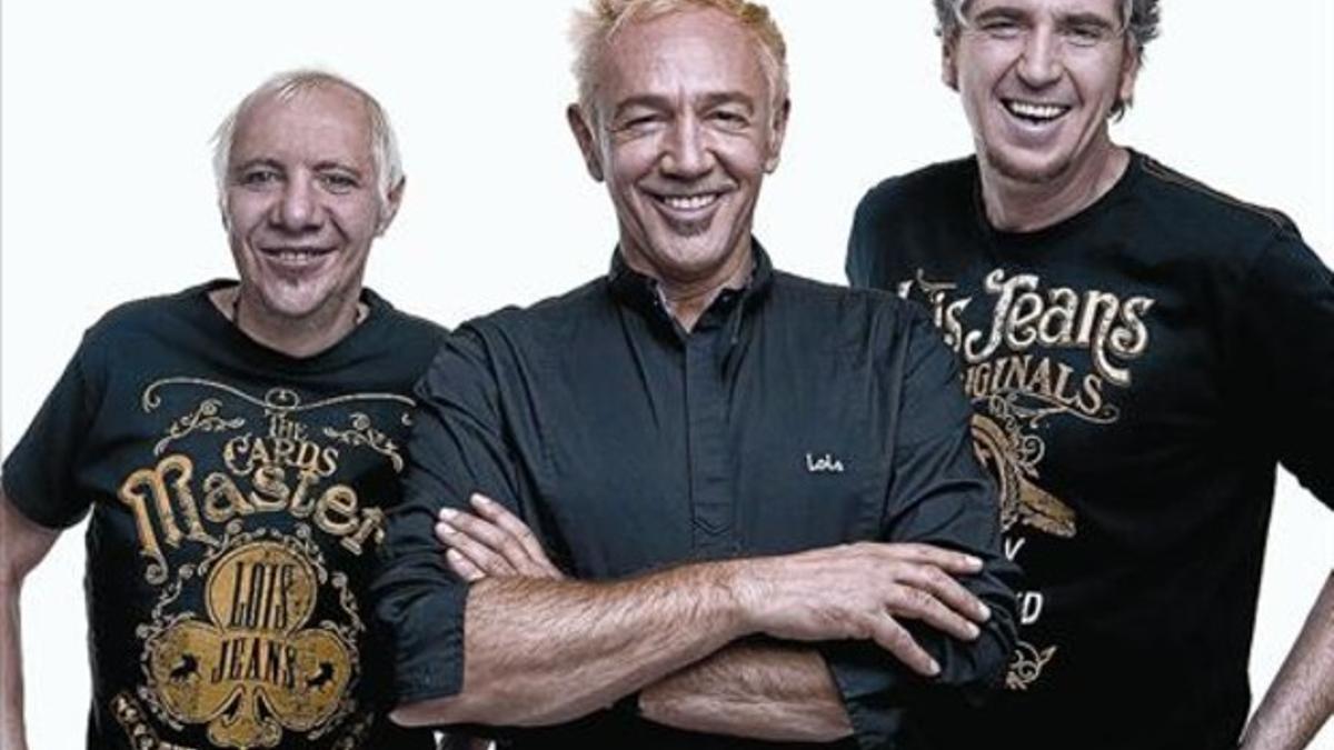 CLÁSICOS. DE IZQUIERDA A DERECHA, LUIS BOLÍN (BAJO), RAFA SÁNCHEZ (VOZ) Y MARIO MARTÍNEZ (GUITARRA).