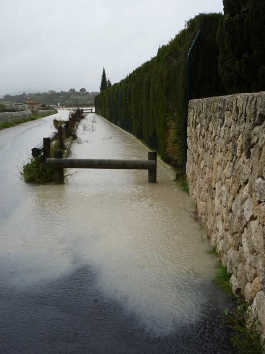 Los estragos del temporal en Mallorca