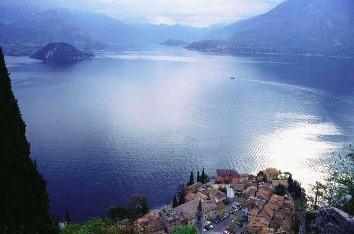 Desde este punto de Varenna se puede disfrutar de una maravillosa panorámica del lago.
