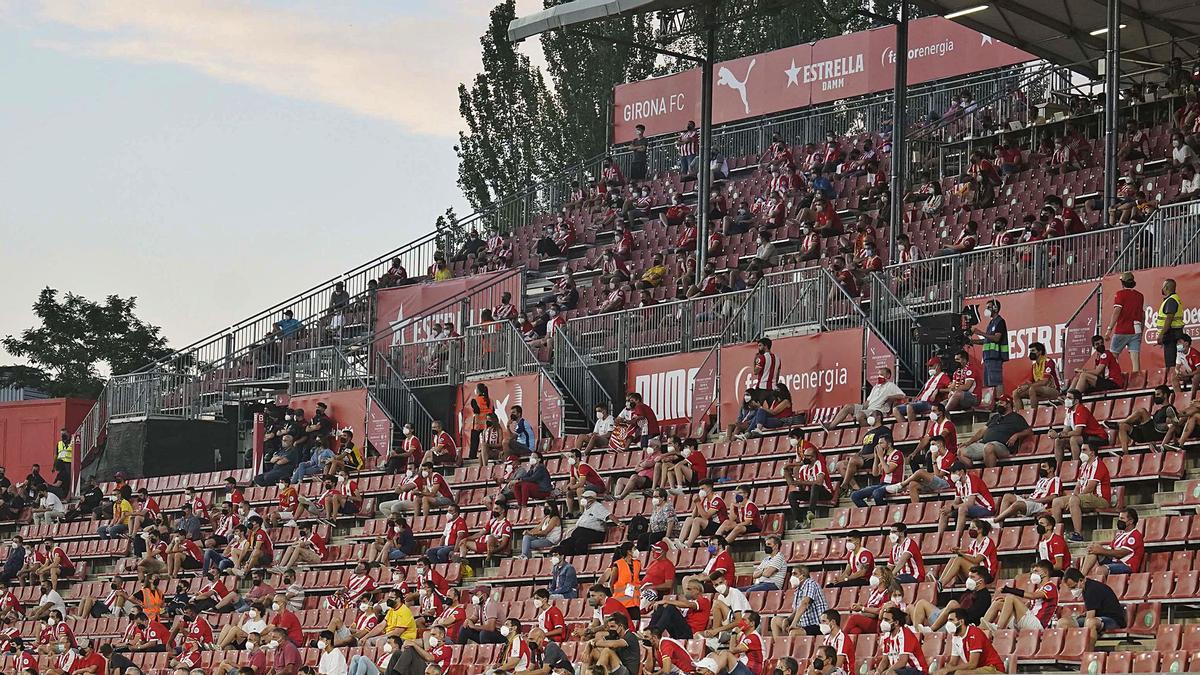 Contra l’Almeria i el 
Rayo ja hi va haver 
públic a l’estadi.  marc martí