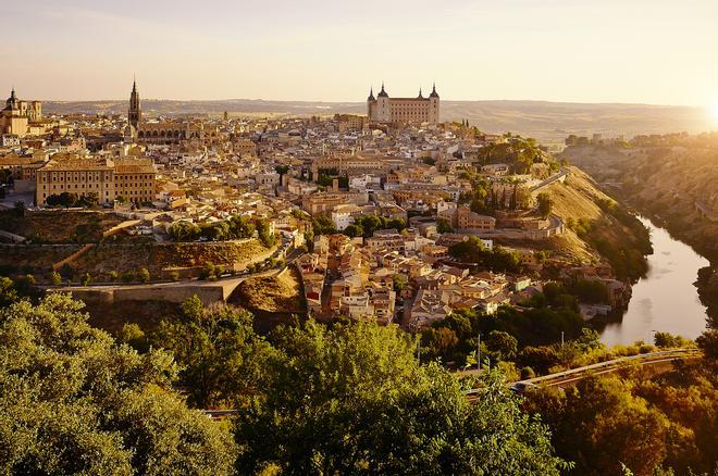 Atardecer en el Mirador del Valle, Toledo