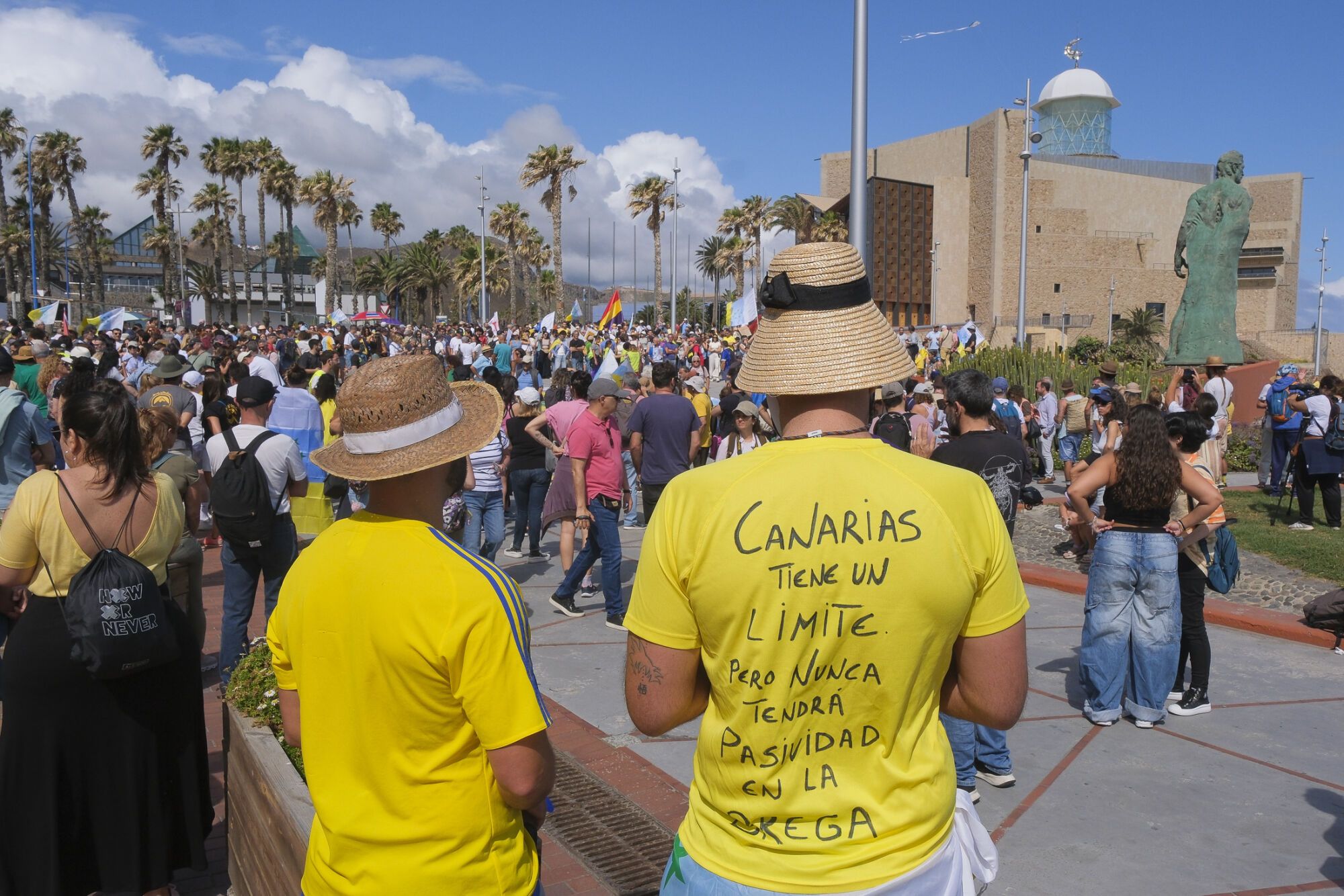 Manifestación Canarias tiene un límite 18M en Las Palmas de Gran Canaria
