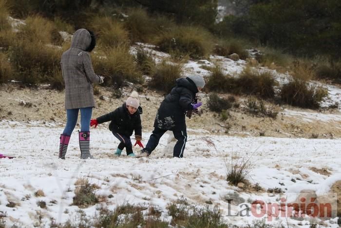 Nieve en Coy y Avilés (Lorca)