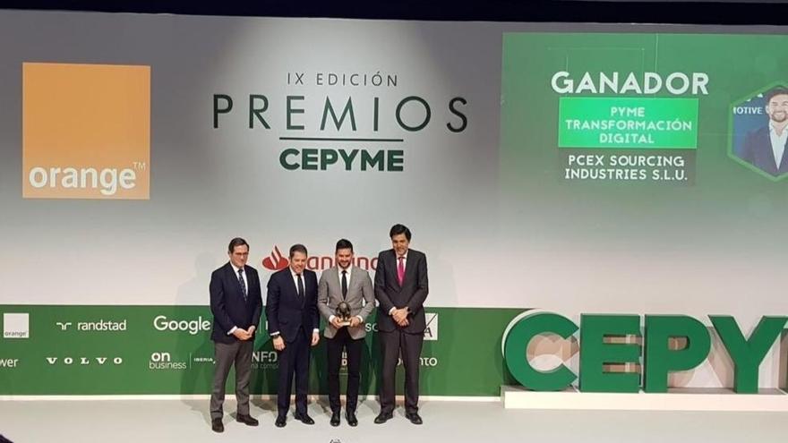 La alicantina PCEX Automotive recibe el Premio Cepyme a la transformación digital