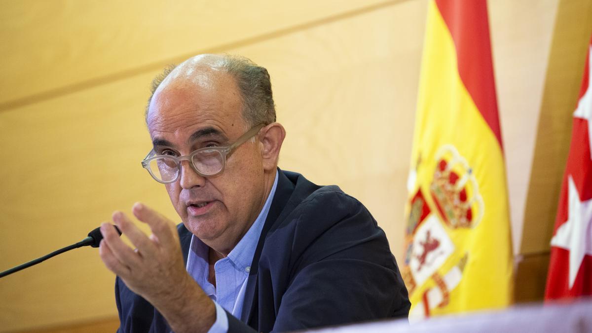 El viceconsejero de Asistencia Sanitaria y Salud Pública de la Comunidad de Madrid, Antonio Zapatero.