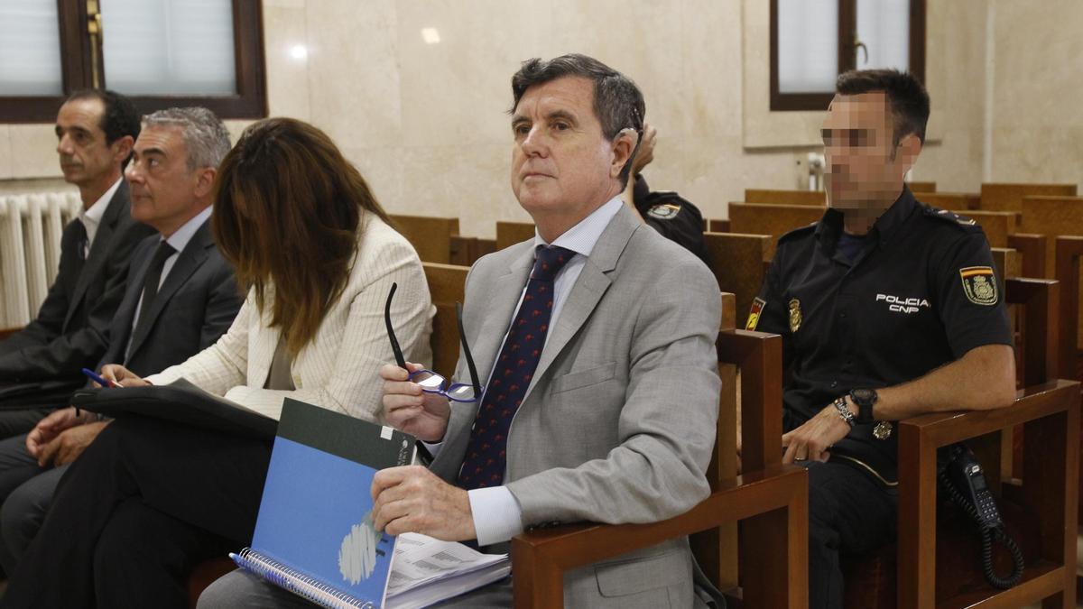 El exministro y expresidente de Baleares, Jaume Matas, durante un juicio.