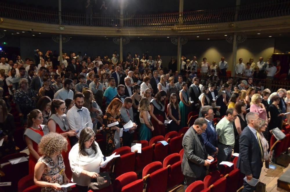 Acte de graduació dels primers infermers de la UdL a Igualada